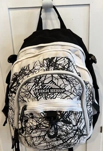 High Sierra Fatboy Tech Laptop Backpack Suspension Strap System Black & White - Picture 1 of 11