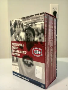 EXCELLENT NHL Memorable Games In Canadiens History 10 Disc DVD Box Set 1960-2008 - Imagen 1 de 7