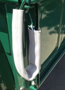 Pair of Tailgate Chain Cover Rubber Lined Canvas Pickup Truck Jeep Cut to Length - Picture 1 of 11