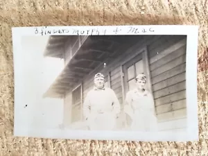 3 FINGER MURPHY & MAC, CALIFORNIA MILITARY CAMP, 1940.VTG 4,5" x 2,7" PHOTO/4 - Bild 1 von 3