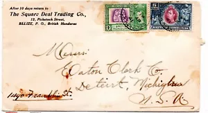 British Honduras 1941 cover to the US - Picture 1 of 2