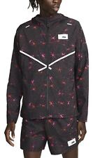 Nike Repel UV D.Y.E. Men's Running Hooded Windrunner Jacket (Black/Pink) DQ4784