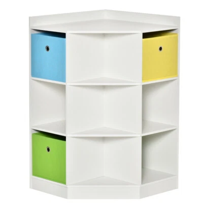 Toy Storage Cabinet with 3 Cloth Drawers - Image 1 of 4