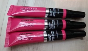 3x CoverGirl Melting Pout Metallics Gel Liquid Lipstick - 255 Mic Drop - Picture 1 of 2