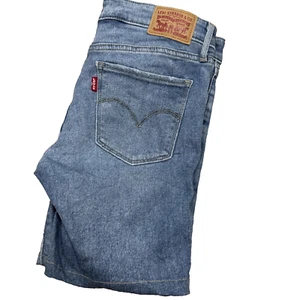 Blaue Denim Jeans Shorts Levis 711 Skinny W27 - Bild 1 von 6