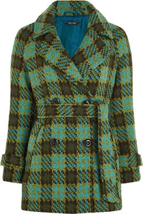 King Louie »AMELIE MURPHY« Retro TEDDY Kunstpelz MANTEL Coat Beige Rockabilly - Bild 1 von 4