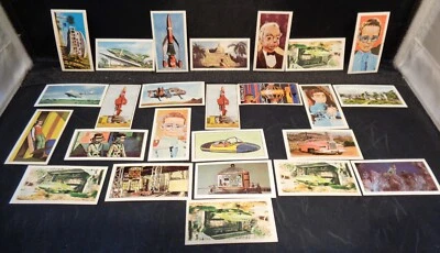 Vintage 1967 Thunderbirds/ Stingray/ Captain Scarlet Space Patrol/ Joe 90 Cards! - Image 1 of 4