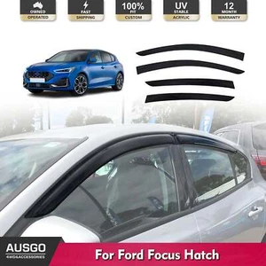 AUSGO Luxury Weather Shields for Ford Focus SA Series Hatch 2018-2022 - Picture 1 of 8
