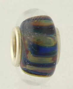 NEW Chamilia Deep Waters Bead - 925 Sterling Silver Women's Fashion OB-106 Blue - Picture 1 of 1