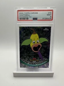 2000 Topps Chrome Pokemon T.V. HOLO #70 WEEPINBELL PSA 9 - Imagen 1 de 2