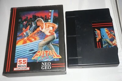 Etiqueta de perro Fatal Fury (Neo Geo AES inglés) con estuche Foto 1 de 4