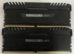 Corsair VENGERNCE LED 16GB kit 2x8GB DDR4 3200MHZ CMU16GX4M2D3200C16B DIMM PC - Picture 1 of 3