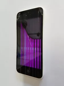 Verizon Factory Unlocked Apple iPhone 5c 8GB White A1532 CDMA GSM Smart Phone 5 - Picture 1 of 3