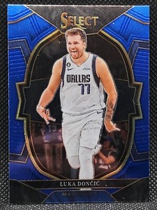 2022 Panini Select #51 Retail Blue  Luka Doncic Dallas Mavericks Card Near Mint