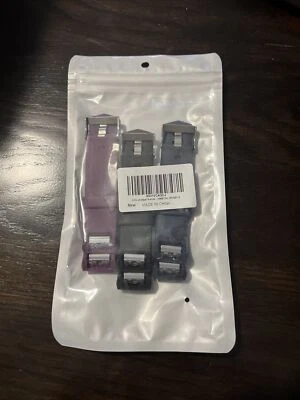 Pack de 3 bandas de repuesto Fitbit Charge 2 púrpura gris y negro  Foto 1 de 2