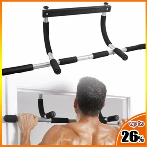 Gym Chin Up Pull Up Bar Fitness Exercise Home Door Sit Up Strength Body Workout - Picture 1 of 12