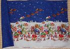 1 Yard Fabric Stunning Christmas Village Border Cotton 1996 44" Wide