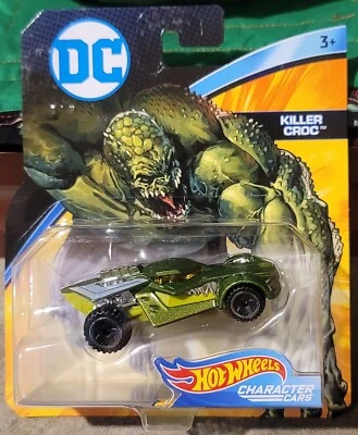 Coches Personajes Hot Wheels DC UNIVERSE -KILLER CROC- BATMAN Villano Foto 1 de 4