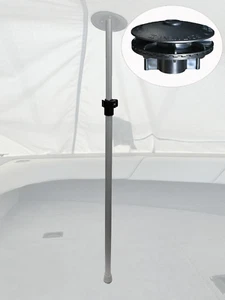 Vico Marine 33" poste de soporte + ventilación de barco 2 (se extiende de 18,5" a 33" máximo) - Imagen 1 de 3
