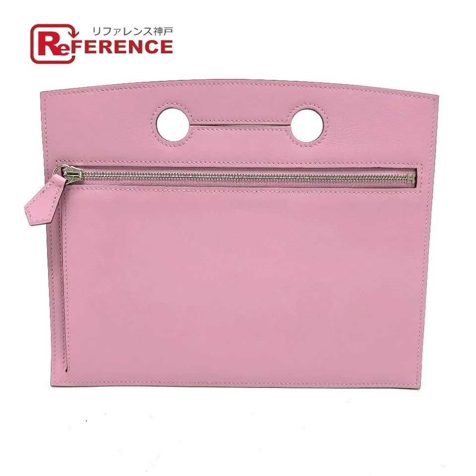 HERMES Mile Birkin Bolso Bolsillo Externo Bolsa Swift Z Sello Rosa Damas Usado Foto 1 de 4