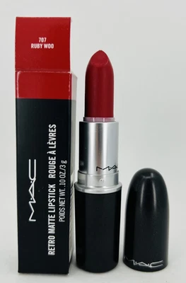 MAC Retro Matte Lipstick - 707 RUBY WOO- .10oz./3g - Image 1 of 2