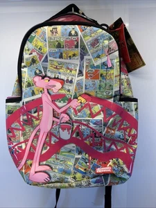 Sprayground Pink Panther Graffiti Cartoon Rucksack 18" x 15" Neu mit Etikett - Bild 1 von 10
