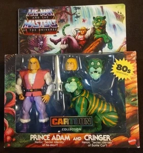 He-Man and the Masters Of The Universe PRINCE ADAM & CRINGER Motu Figuren NEU - Bild 1 von 3