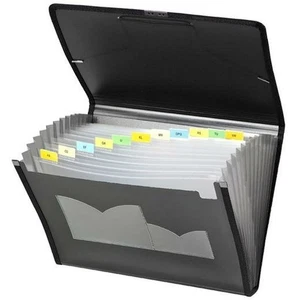 Carpeta Clasificadora Carchivo Dune Negro Din A4 24,5 x 33,5 x 4 cm - Foto 1 di 1