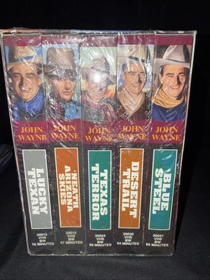 John Wayne Collection - 5 Pack (VHS/EP, 1997) - Image 1 of 3