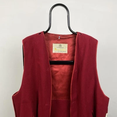 Vintage Aquascutum London Liner Coat Size L pit to pit 24,5'' Red - Bild 1 von 4