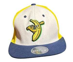 NWT Savannah Bananas Baseball Hat Medium Stretch Zephyr New Tags Blue Yellow - Picture 1 of 14
