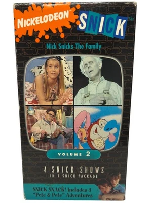 Tested Nickelodeon Snick Volume 2 VHS Are You Afraid Of The Dark Ren & Stimpy - Image 1 of 4
