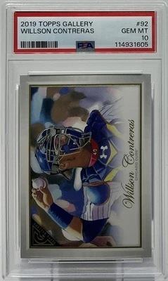 Willson Contreras PSA 10 - 2019 Topps Gallery Portrait -Cubs, Cardinals, Willy - Image 1 of 4