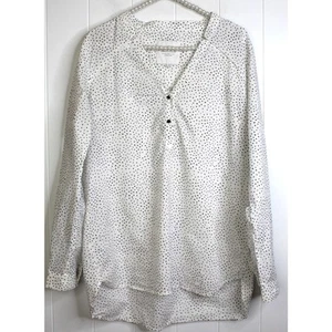 Part Two Copenhagen Gwyneth White V Neck Tunic Blouse Size EU 40 UK 14 US 10 - Picture 1 of 8