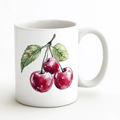 Tin Metal Sign Summer Cherry Lovers Mug Party Gifts For 11oz - Image 1 of 4