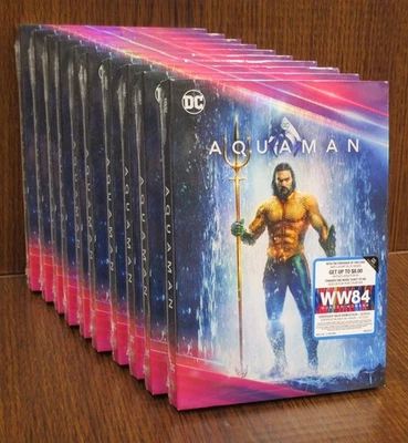DVD Venta al por mayor Lote de 10 Aquaman + Funda DC NUEVO SELLADO Foto 1 de 3