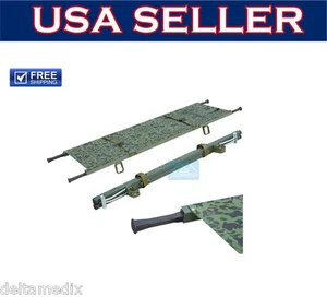 Stretcher Foldaway Aluminum Camouflage / Emergency / Ambulance / FDA 191-MayDay - Picture 1 of 1