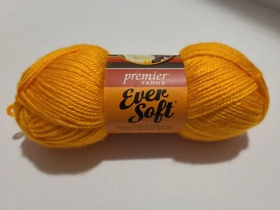 Premier Ever Soft worsted yarn, PAPAYA (158 yds) - Image 1 of 4