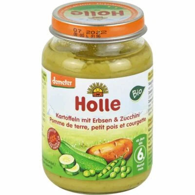 HOLLE BABY FOOD AG HOLLE Kartoffeln mit Erbsen und Zucchini 190 g PZN09440835