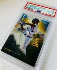 2018 Bowman Chrome Yordan Alvarez Peaks of Potential Refractor PSA 10 💎 ROY