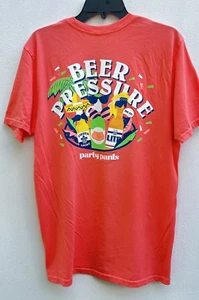 Pantalones de fiesta camiseta a presión de cerveza para hombre camiseta coral SS19 NUEVO CON ETIQUETAS - Imagen 1 de 4
