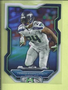 2015 Bowman topps Die Cut Foil MARSHAWN LYNCH No. BCDC-MLY Seahawks - Picture 1 of 1