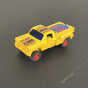 MC Toys DYNABOT / MOTOBOT Yellow Race Truck 4 x 4 Robot Transformer 1980s! - Picture 1 of 14