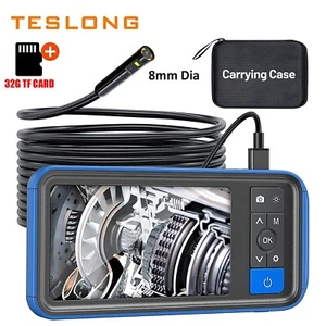 Teslong 8mm Dual Lens Endoscope Camera HD 1080P Borescope Inspection Camera 5M - Picture 1 of 9