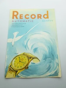 Record Watch Co Catalog - Vintage - Picture 1 of 6