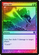 Lava Axe FOIL 9th Edition NM Red Common MAGIC THE GATHERING MTG CARD ABUGames