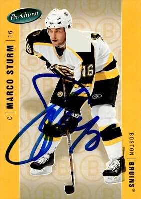 Marco Sturm - Signed 2005-06 Upper Deck Parkhurst Card #38 - Image 1 of 2