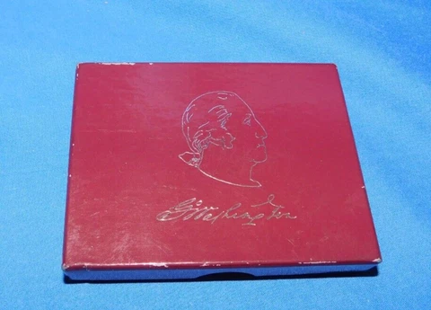 1982-S  Washington 90% Silver Commemorative Half Dollar - PROOF with box and COA Cover