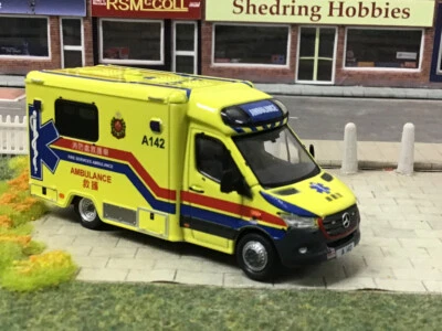1/76 Mercedes sprinter FL HKFSD Ambulance (A142) Tiny city tiny Diecast - Image 1 of 4