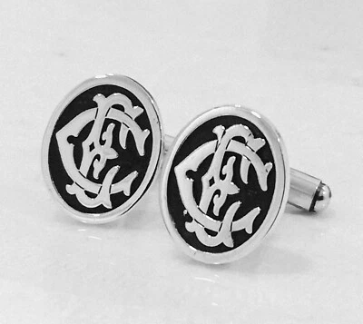 GEMELLI PER CAMICIA DA POLSO PERSONALIZZABILE CON LETTERE A MONOGRAMMA ARGENTO  - Immagine 1 di 4